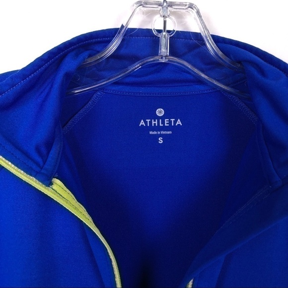Athleta Half Zip Pullover Blue Jacket - Picture 6 of 10